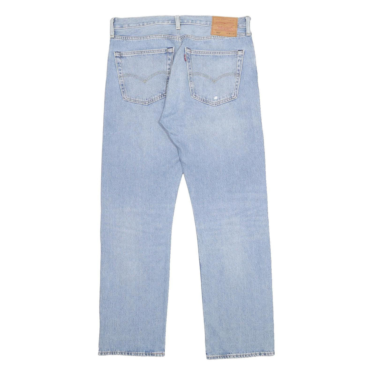 LEVI'S 501 Big E Mens Blue Cotton Denim Regular Fit Straight Leg Medium W36 L32