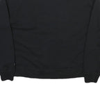 CHAMPION Mens Black Cotton Blend Crew Neck S Sweatshirt Classic Logo Pullover