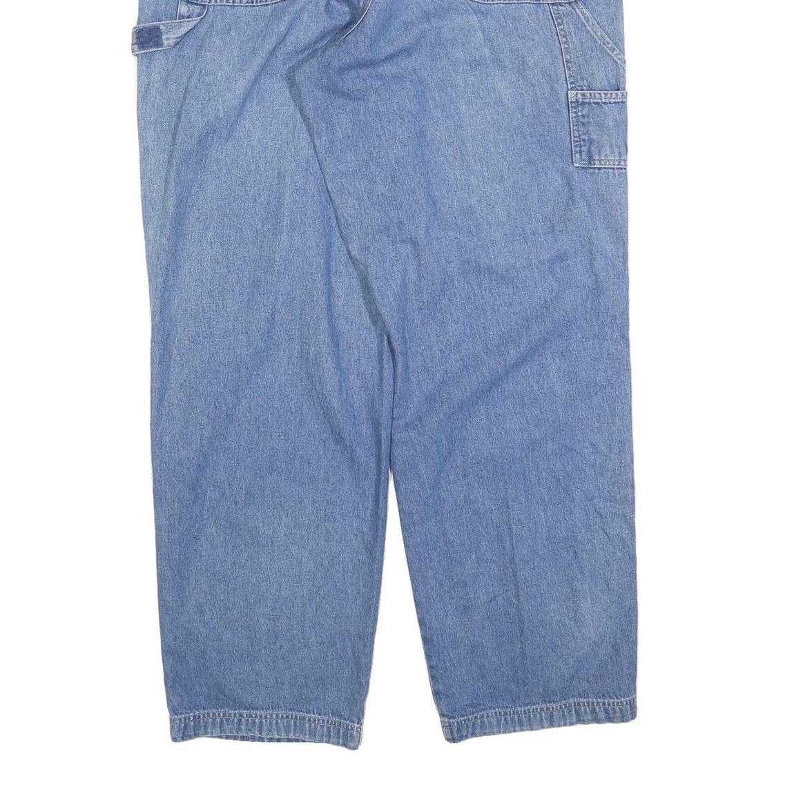 CARHARTT Mens Jeans Blue Relaxed Loose Denim Light W36 L34 Workwear Utility