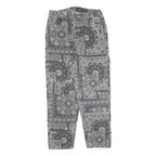 Womens Black & White Regular Fit Jeans Cotton Blend Patchwork W30 L26 Zip