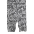 Womens Black & White Regular Fit Jeans Cotton Blend Patchwork W30 L26 Zip