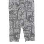 Womens Black & White Regular Fit Jeans Cotton Blend Patchwork W30 L26 Zip