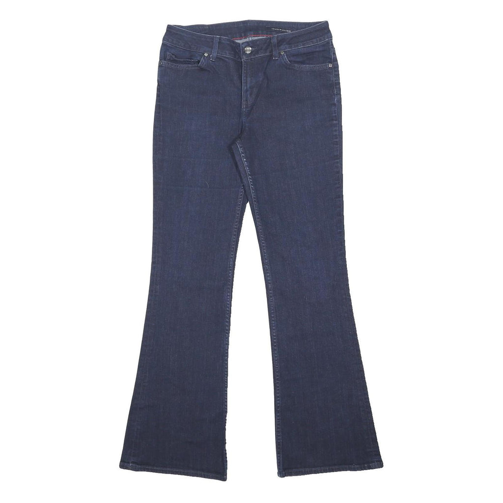 TOMMY HILFIGER Womens Jeans Blue Regular Flared Denim Medium W30 L32 Stylish