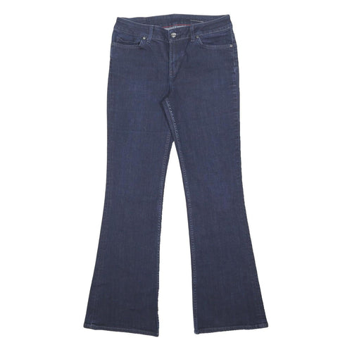 TOMMY HILFIGER Womens Jeans Blue Regular Flared Denim Medium W30 L32 Stylish