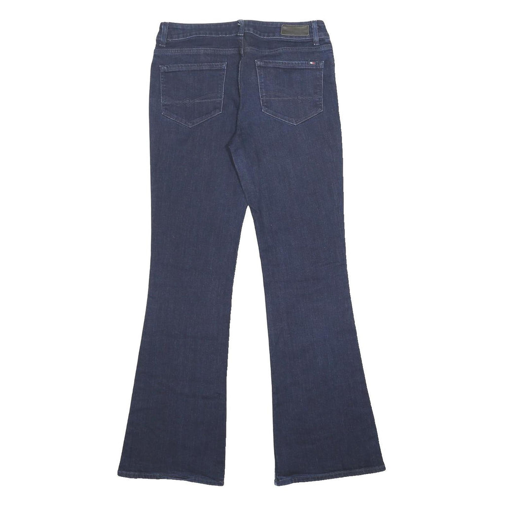 TOMMY HILFIGER Womens Jeans Blue Regular Flared Denim Medium W30 L32 Stylish