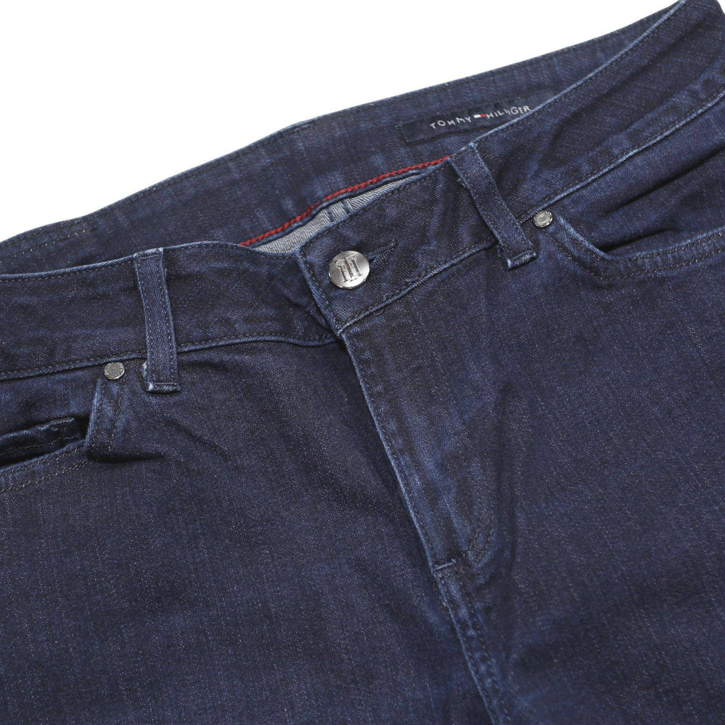 TOMMY HILFIGER Womens Jeans Blue Regular Flared Denim Medium W30 L32 Stylish