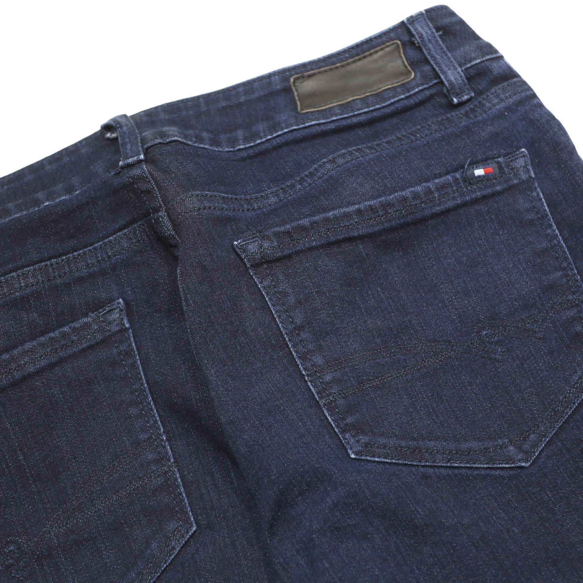 TOMMY HILFIGER Womens Jeans Blue Regular Flared Denim Medium W30 L32 Stylish