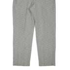 LARRY LEVINE Womens Grey Polyester Blend Regular Leg Trousers W30 L30