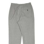 LARRY LEVINE Womens Grey Polyester Blend Regular Leg Trousers W30 L30