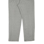 LARRY LEVINE Womens Grey Polyester Blend Regular Leg Trousers W30 L30