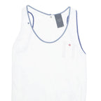G-STAR RAW Womens Vest White Sleeveless Viscose XS