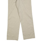 DICKIES Mens Cotton Blend Beige Relaxed Straight Trousers W30 L30 Workwear Zip