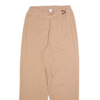 PUMA Womens Trousers Beige Regular Straight W28 L29