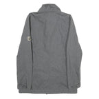 JACK WOLFSKIN Womens Grey Jacket UK 10 Polyester Blend Zip Outdoor Casual