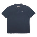 KAPPA Mens Navy Blue Polo Shirt XL Cotton Short Sleeve Basic Casual
