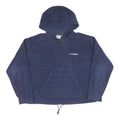 ELLESSE Womens Navy Blue Hoodie UK 14 Cotton Pullover Casual Sportswear