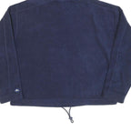 ELLESSE Womens Navy Blue Hoodie UK 14 Cotton Pullover Casual Sportswear