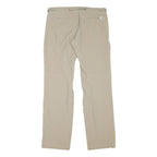 THE NORTH FACE Womens Beige Cotton Blend Regular Straight Trousers W31 L31