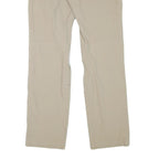 THE NORTH FACE Womens Beige Cotton Blend Regular Straight Trousers W31 L31
