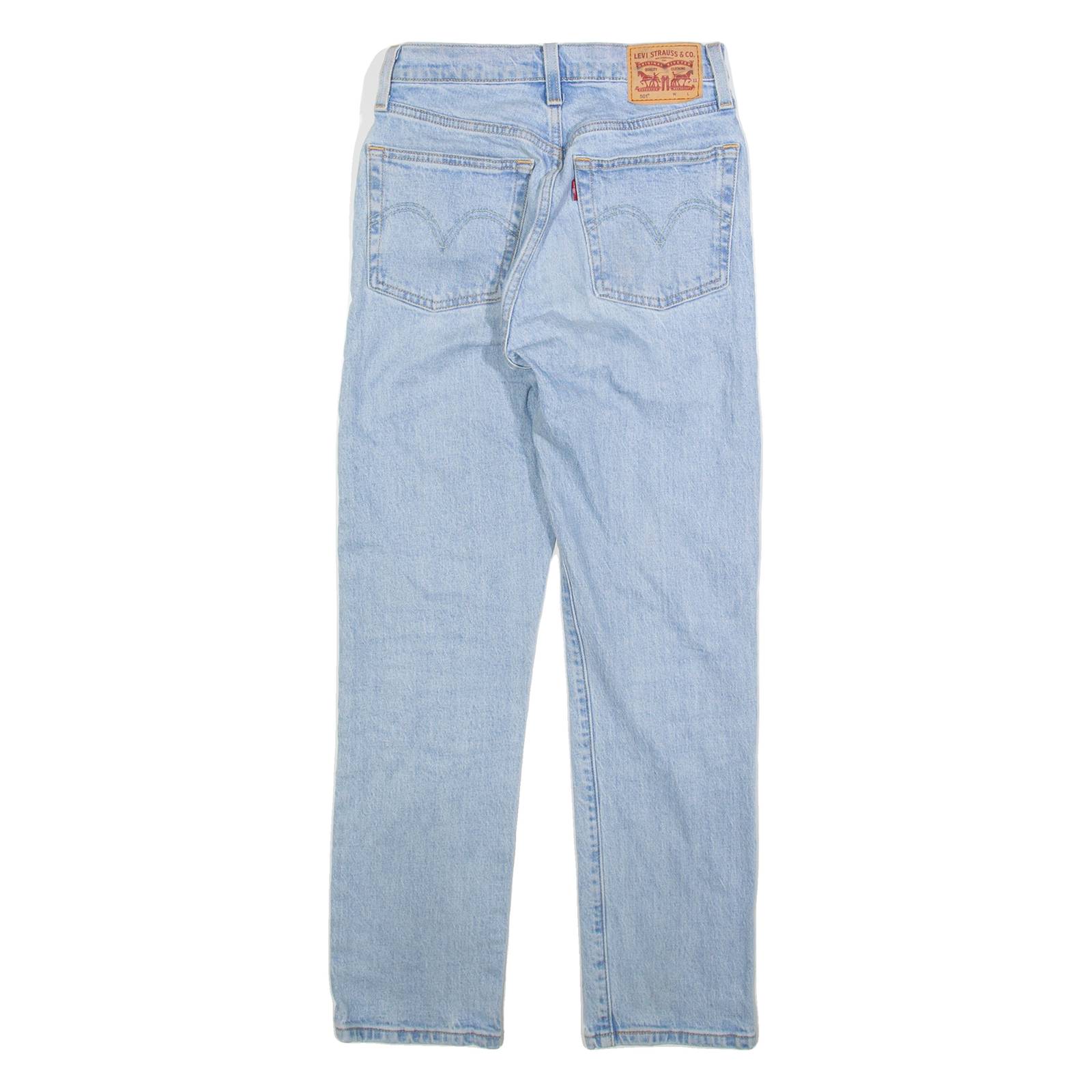 LEVI'S 501 Jeans Mens Blue Regular Straight W24 L28