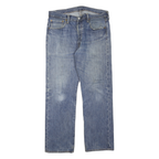 LEVI'S 501 Mens Jeans Blue Regular Straight Denim Medium Wash W36 L30 Classic