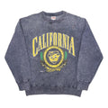 NUTMEG Mens Blue California Crew Neck L Sweatshirt University Graphic Vintage