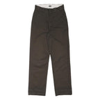 DICKIES Womens Polyester Blend Black Regular Straight Trousers W26 L28 Workwear