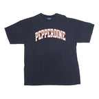 CHAMPION Mens Black Pepperdine Graphic T-Shirt XL Short Sleeve Crew Neck