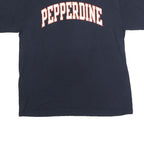 CHAMPION Mens Black Pepperdine Graphic T-Shirt XL Short Sleeve Crew Neck