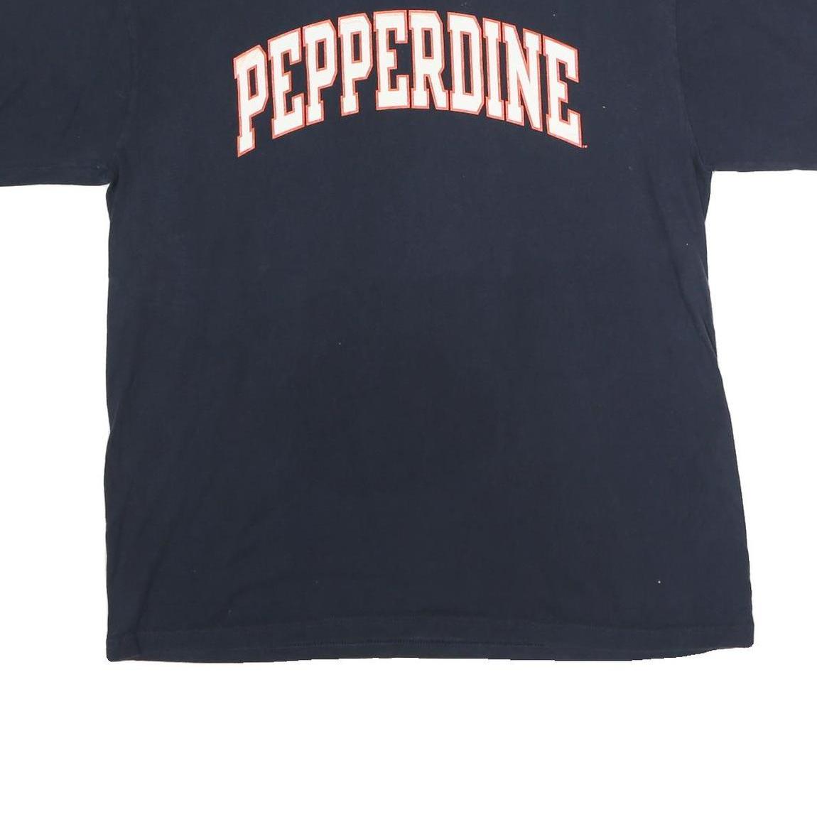 CHAMPION Mens Black Pepperdine Graphic T-Shirt XL Short Sleeve Crew Neck