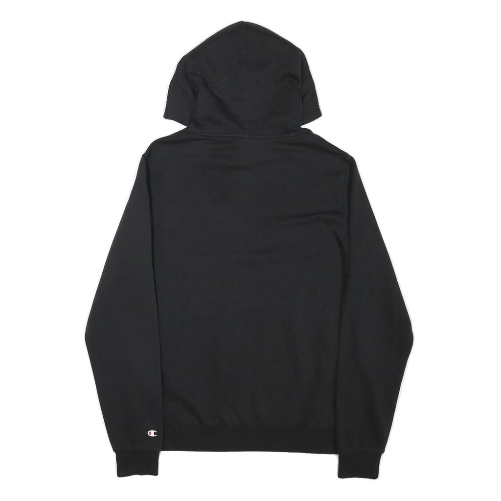 CHAMPION Boys Black Pullover Hoodie 2XL Cotton Blend Classic Logo