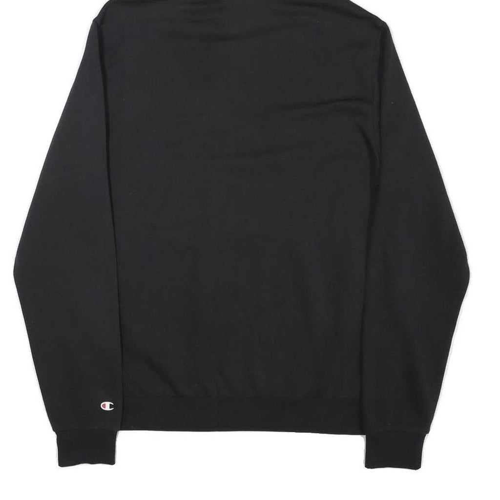 CHAMPION Boys Black Pullover Hoodie 2XL Cotton Blend Classic Logo