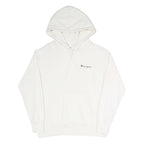 CHAMPION Womens White Pullover Hoodie S Cotton Blend Casual Premium Comfort