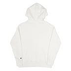 CHAMPION Womens White Pullover Hoodie S Cotton Blend Casual Premium Comfort