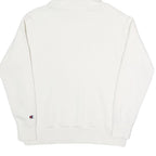 CHAMPION Womens White Pullover Hoodie S Cotton Blend Casual Premium Comfort