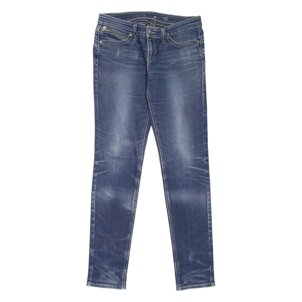 LEVI'S Low Rise Womens Jeans Blue Slim Skinny Stone Wash W29 L31