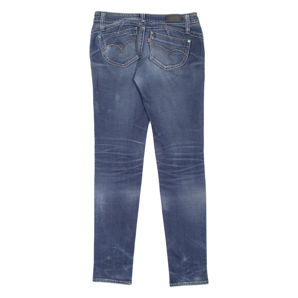 LEVI'S Low Rise Womens Jeans Blue Slim Skinny Stone Wash W29 L31