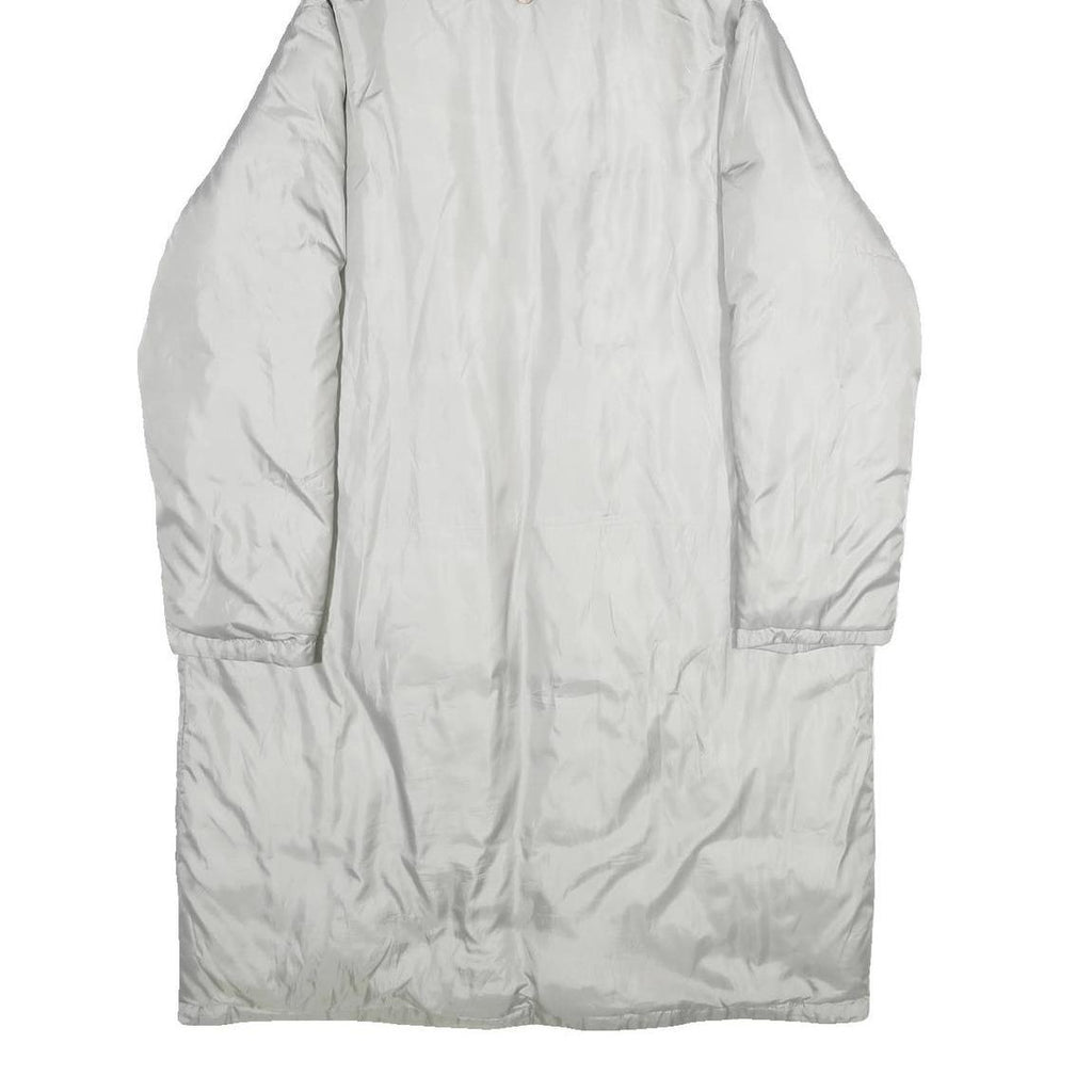 GUESS Womens Grey & Pink Faux Fur Hooded Polyester Blend Long Sleeve Jacket XS