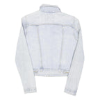 LEVI'S Womens Blue Denim Jacket XS Cotton Blend Button Closure Classic Fit