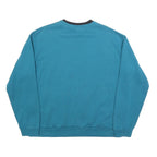 COUNTRY STORE Womens Blue Pullover Crew Neck L Embellished Sweatshirt