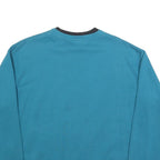 COUNTRY STORE Womens Blue Pullover Crew Neck L Embellished Sweatshirt