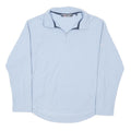 BERGHAUS Womens Blue Plain Pullover Jumper Crew Neck Knit UK 10 Polyester Blend