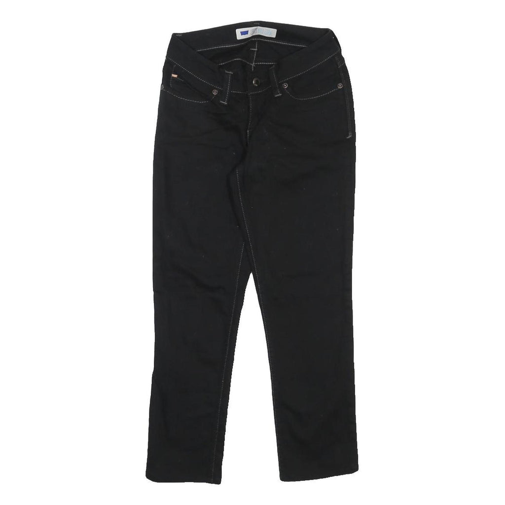 LEVI'S Womens Jeans Black Slim Skinny Denim W24 L24 Zip Cotton Blend