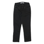 LEVI'S Womens Jeans Black Slim Skinny Denim W24 L24 Zip Cotton Blend