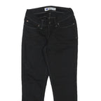 LEVI'S Womens Jeans Black Slim Skinny Denim W24 L24 Zip Cotton Blend