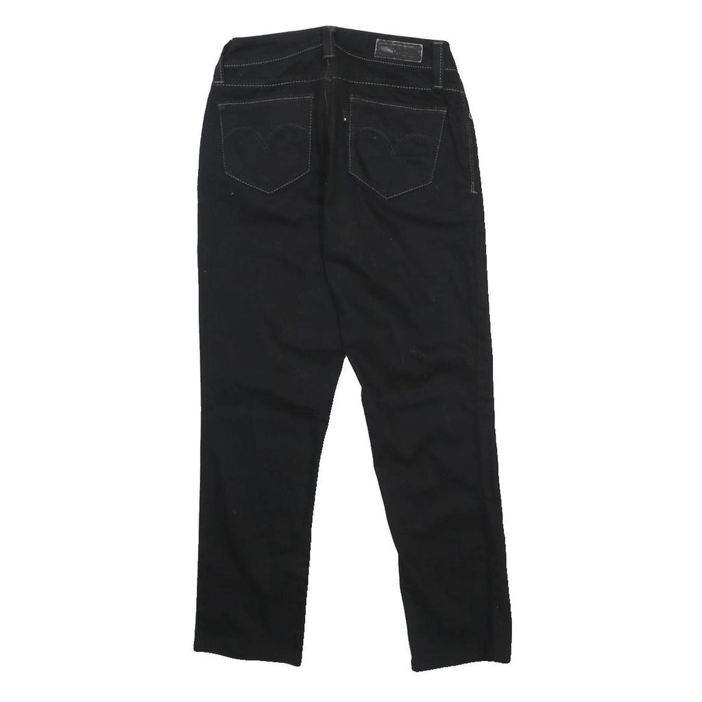 LEVI'S Womens Jeans Black Slim Skinny Denim W24 L24 Zip Cotton Blend