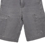 CARHARTT Mens Grey Cargo Shorts S W28 Cotton Blend Workwear Durable