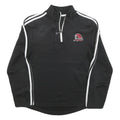 ADIDAS Mens Black & White Miami Hoodie Zip Jacket XS Polyester Blend Sportswear