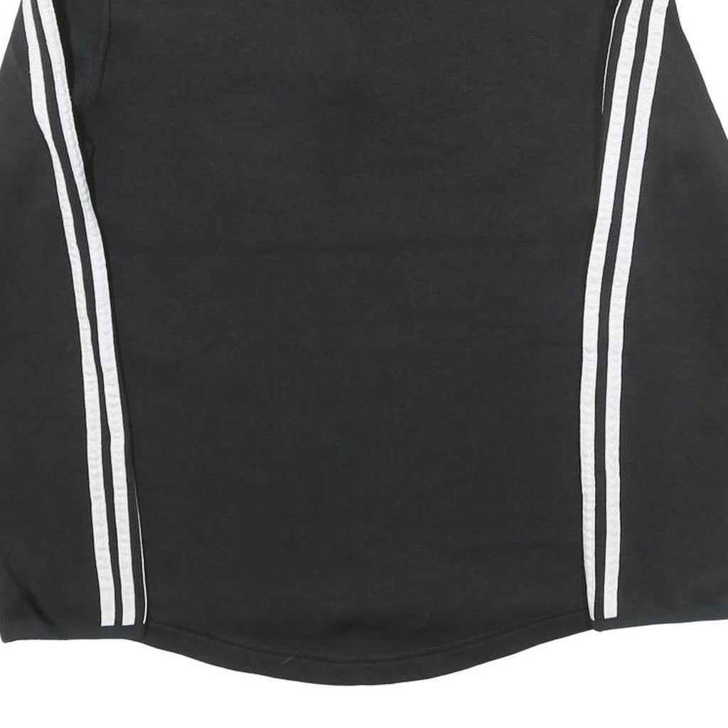 ADIDAS Mens Black & White Miami Hoodie Zip Jacket XS Polyester Blend Sportswear