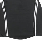 ADIDAS Mens Black & White Miami Hoodie Zip Jacket XS Polyester Blend Sportswear